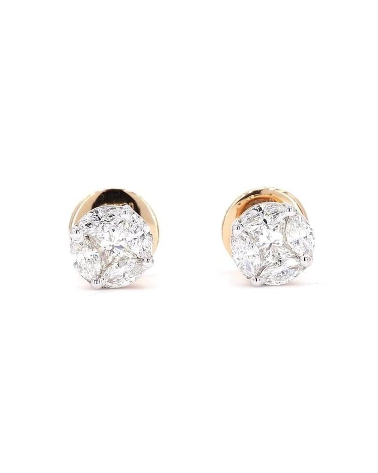 Boucles d'Oreilles Diamant 0,71 ct